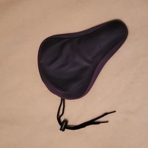 Cushioned bicycle seat cover